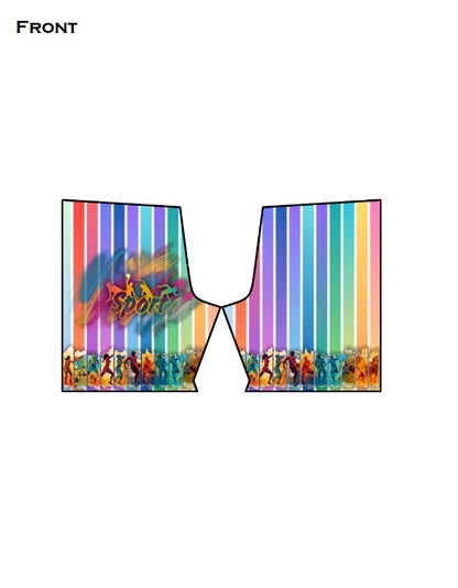 Kids AOP Sports Shorts GlowZonePrints