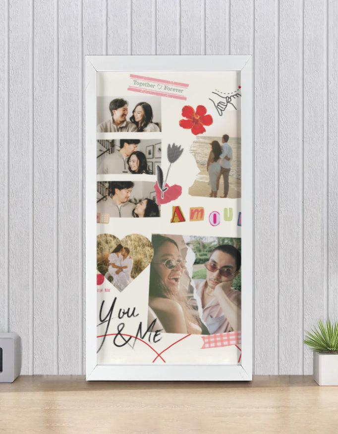 Framed Poster (Custom Print) Custom 12x24In GlowZonePrints