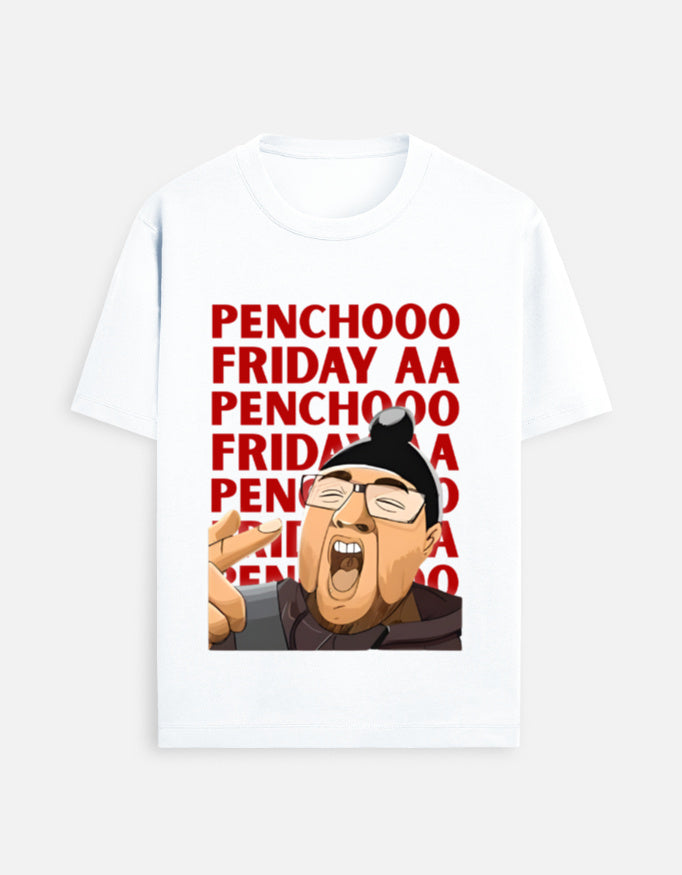 Friday AA Punjabi Ada T-Shirt White GlowZonePrints