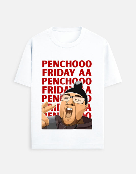 Friday AA Punjabi Ada T-Shirt White GlowZonePrints