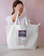 Everyday Large Tote Bag (Custom Print) White Standard GlowZonePrints