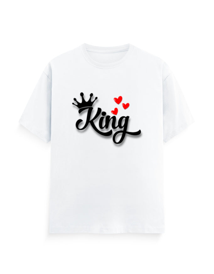 Unisex Classic Crew T-Shirt – King White GlowZonePrints