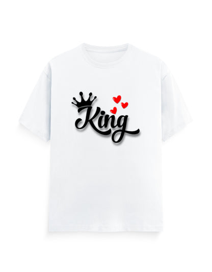 Unisex Classic Crew T-Shirt – King White GlowZonePrints