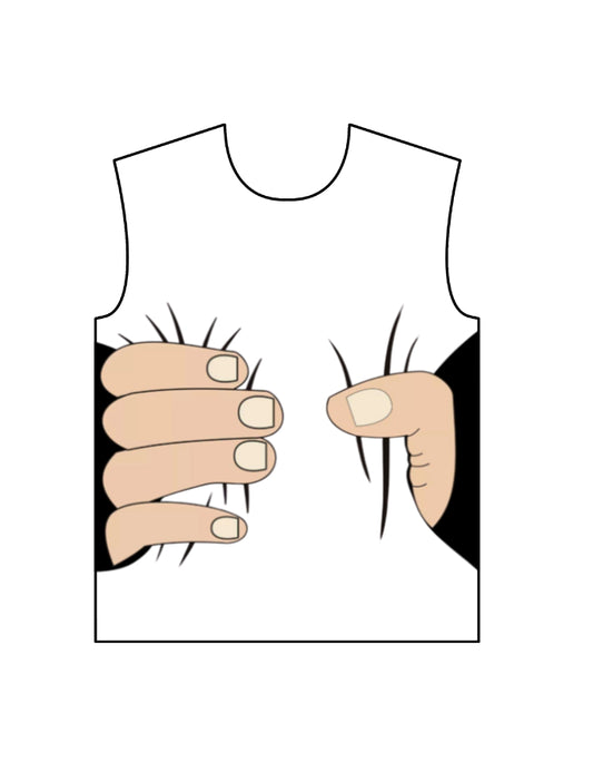 Hand Illusion T-Shirt | UA22 (Custom Print) GlowZonePrints