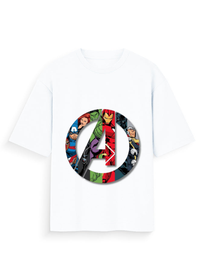 Unisex Standard T-Shirt - Avengers White GlowZonePrints