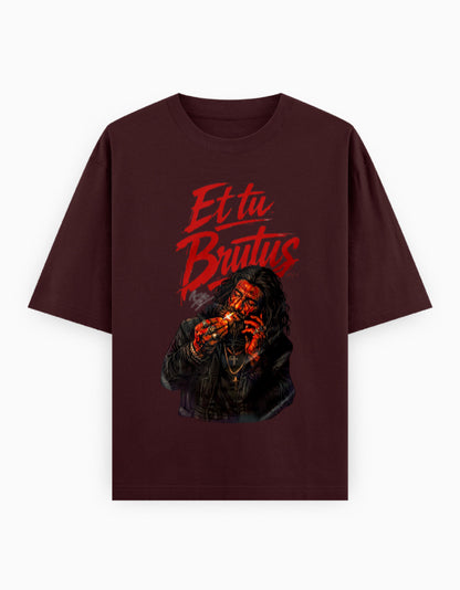 Unisex Oversized Classic T-Shirt – Dhurandhar - Limited Edition Maroon GlowZonePrints