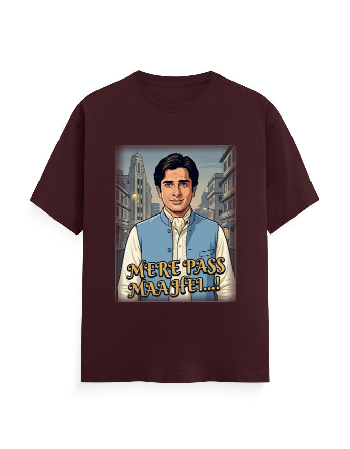 Unisex Classic Crew T-Shirt - Deewar1975 Maroon GlowZonePrints