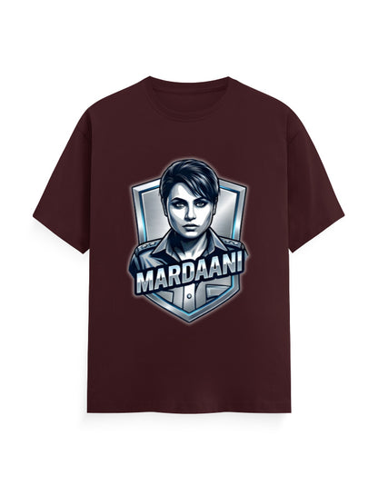 Unisex Crew T-Shirt - Mardani Maroon GlowZonePrints