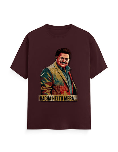 Unisex Crew T-Shirt – Dhurandhar (F) Maroon GlowZonePrints