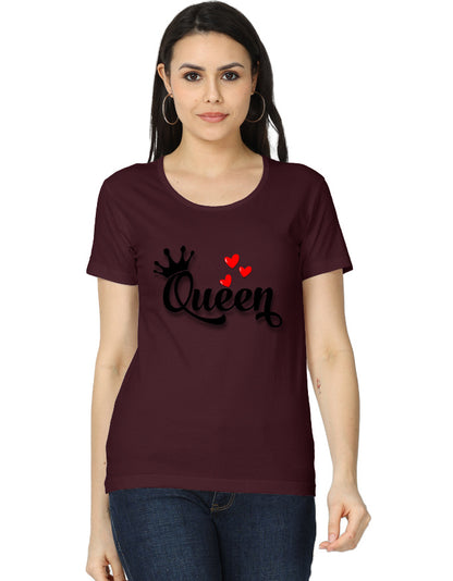 Women's Classic T-Shirt - Queen Maroon GlowZonePrints