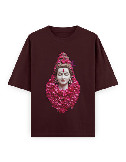 Mythic Warrior Oversized T-Shirt | GS01 Maroon GlowZonePrints