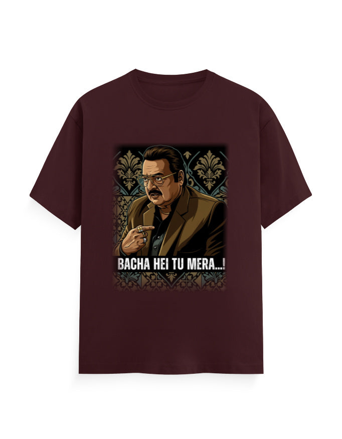 Unisex Crew T-Shirt – Dhurandhar (G) Maroon GlowZonePrints