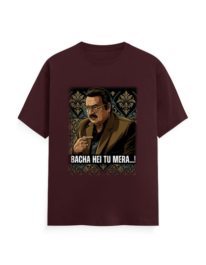 Unisex Crew T-Shirt – Dhurandhar (G) Maroon GlowZonePrints