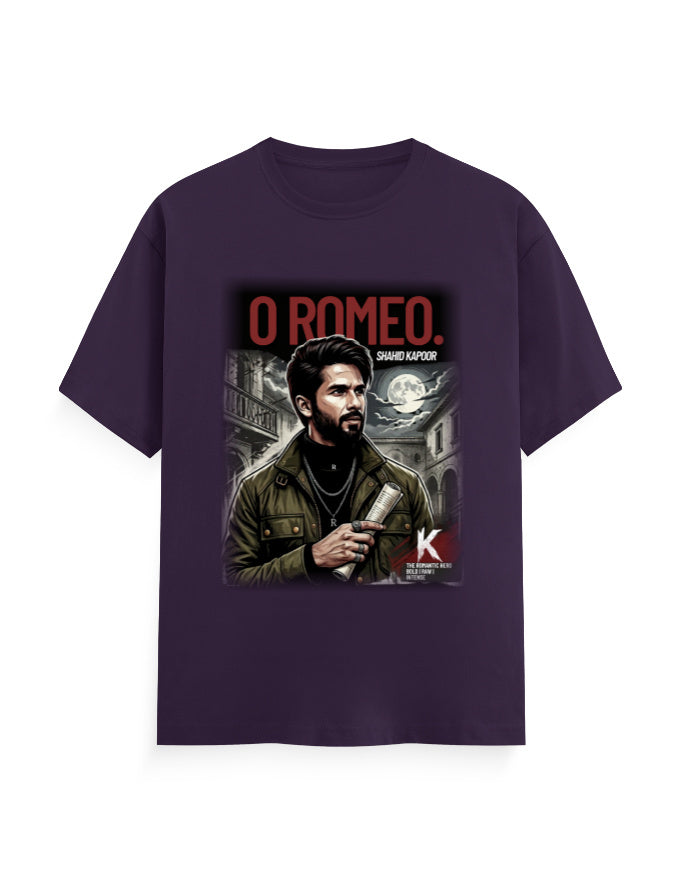 Unisex Classic Crew T-Shirt - O Romeo Purple GlowZonePrints