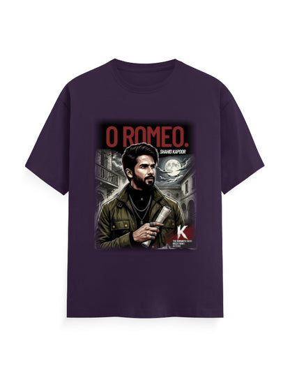 Unisex Classic Crew T-Shirt - O Romeo Purple GlowZonePrints