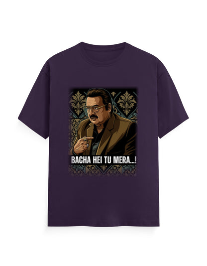 Unisex Crew T-Shirt – Dhurandhar (G) Purple GlowZonePrints