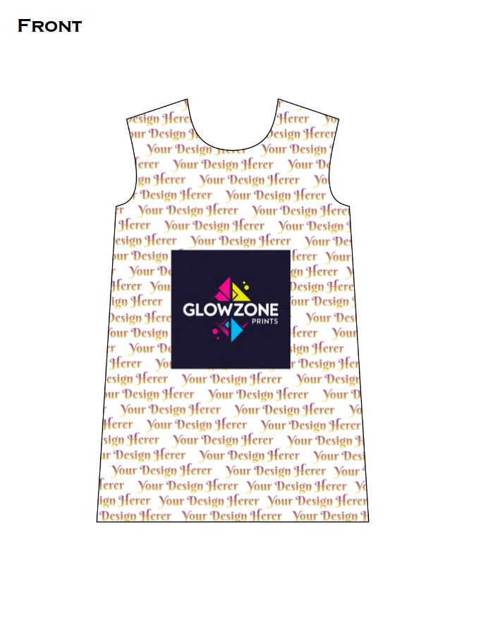 Custom AOP T-Shirt Dress GlowZonePrints