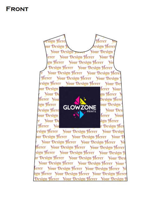 Custom AOP T-Shirt Dress GlowZonePrints