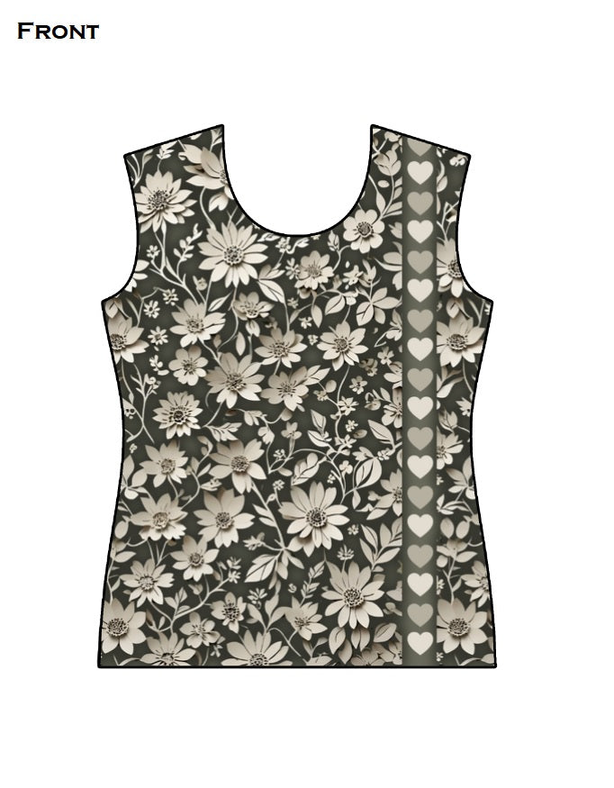 Flowers Women's AOP Classic T-Shirt GlowZonePrints