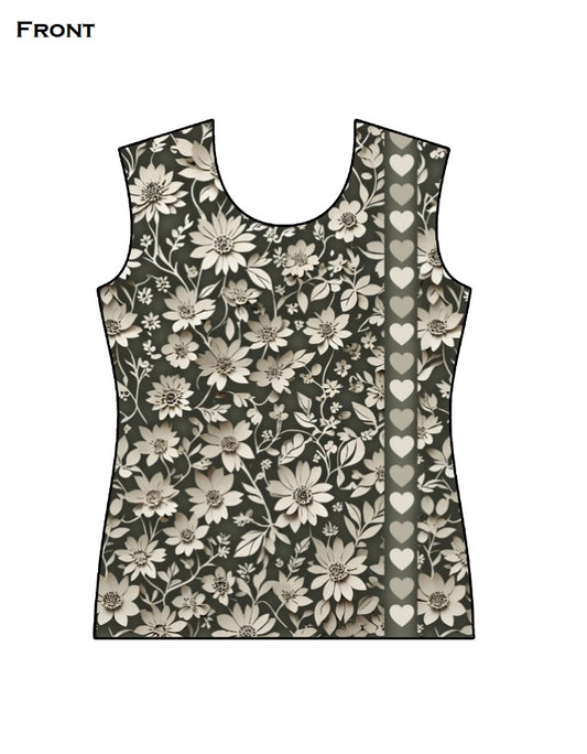 Flowers Women's AOP Classic T-Shirt GlowZonePrints