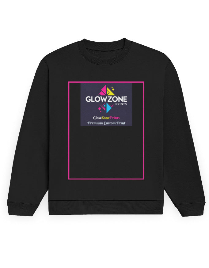 Unisex Sweatshirt | UH26 (Custom Print) Black GlowZonePrints