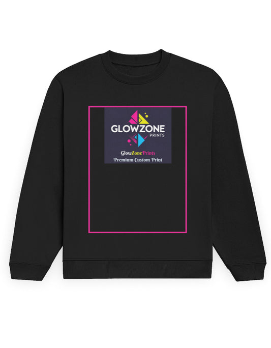 Unisex Sweatshirt | UH26 (Custom Print) Black GlowZonePrints