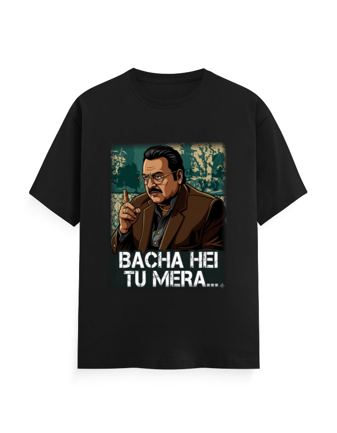 Unisex Crew T-Shirt – Dhurandhar (H) Black GlowZonePrints
