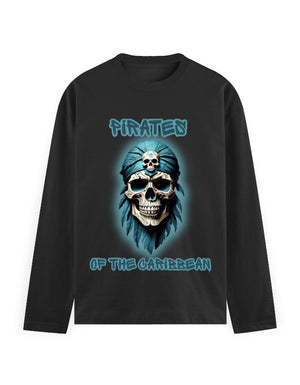 Men's Full Sleeve T-Shirt - Pirates Black GlowZonePrints