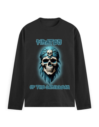 Men's Full Sleeve T-Shirt - Pirates Black GlowZonePrints