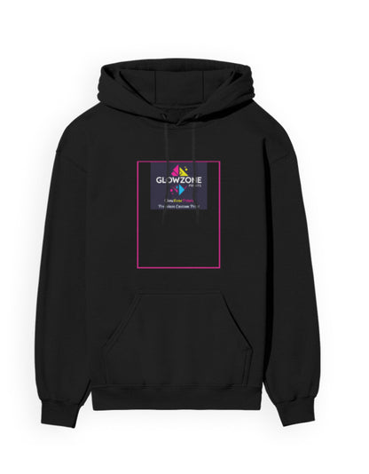 Unisex Hoodie | UH24 (Custom Print) Black GlowZonePrints