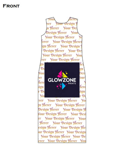 Custom AOP (All Over Print) Bodycon Dress GlowZonePrints