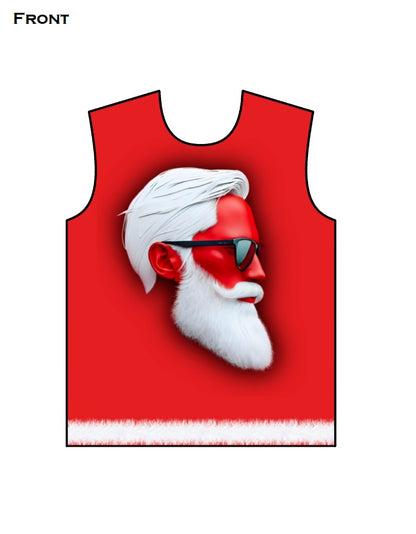 Red Christmas Men's AOP Full Sleeve Tee GlowZonePrints
