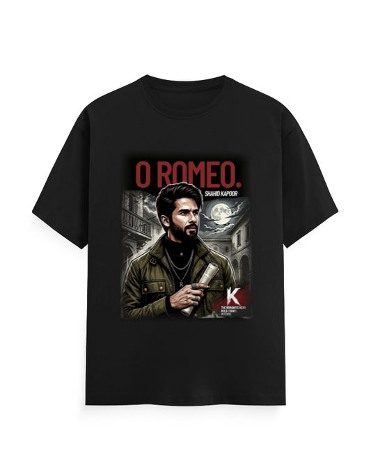 Unisex Classic Crew T-Shirt - O Romeo Black GlowZonePrints