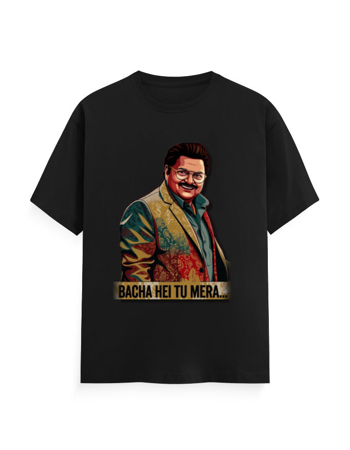Unisex Crew T-Shirt – Dhurandhar (F) Black GlowZonePrints