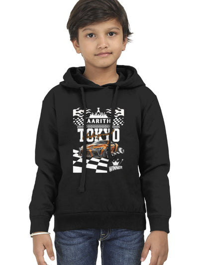 TOKYO Race Kids Hoodie Black GlowZonePrints