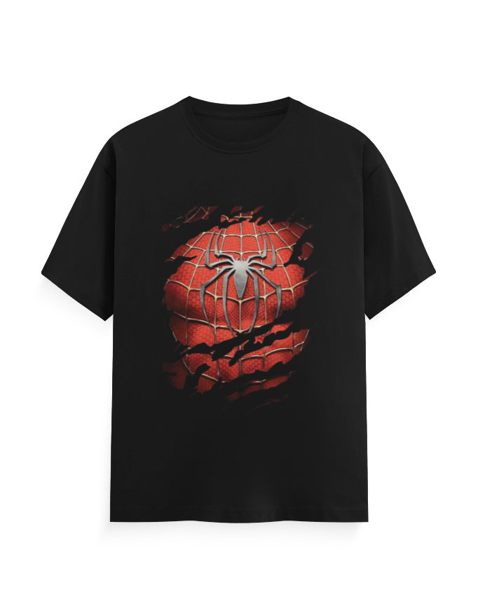 Spiderman Unisex T-Shirt Black GlowZonePrints