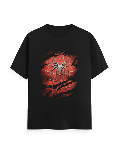 Spiderman Unisex T-Shirt Black GlowZonePrints