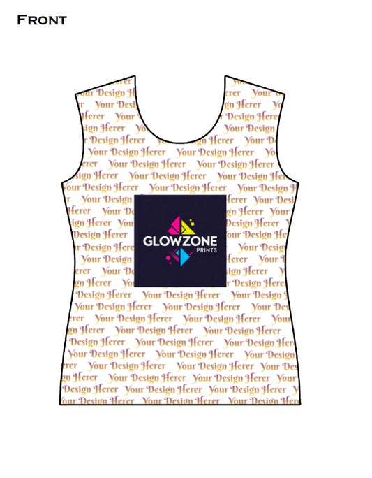 Custom Women’s AOP (All Over Print) Classic T-Shirt GlowZonePrints