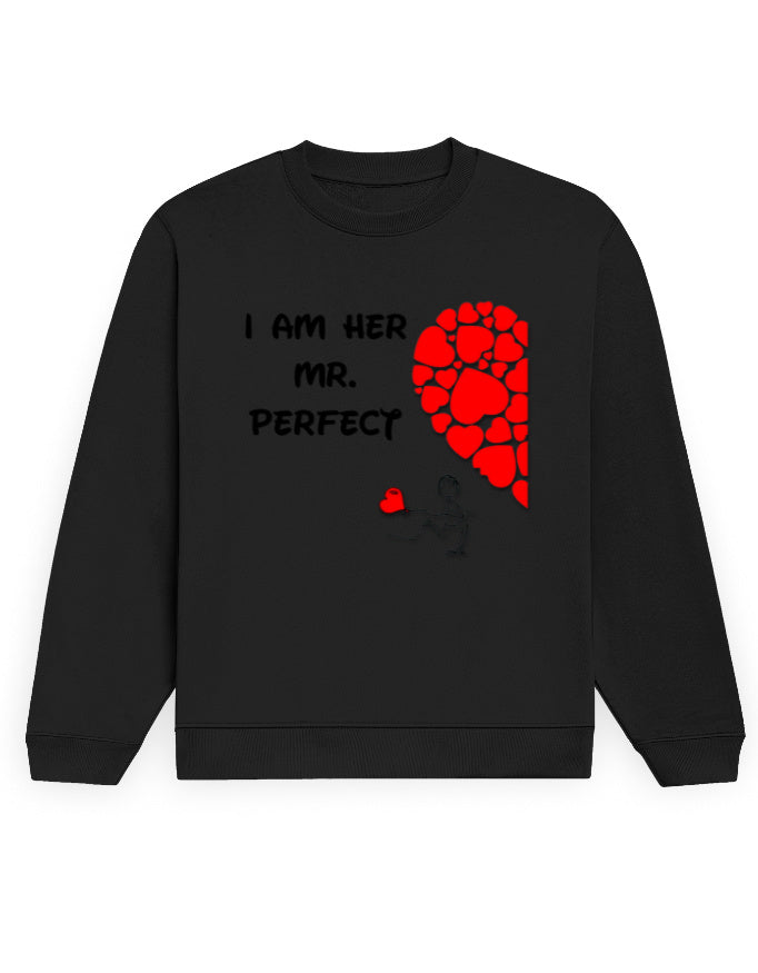 Unisex Sweatshirt - Mr Perfect Black GlowZonePrints