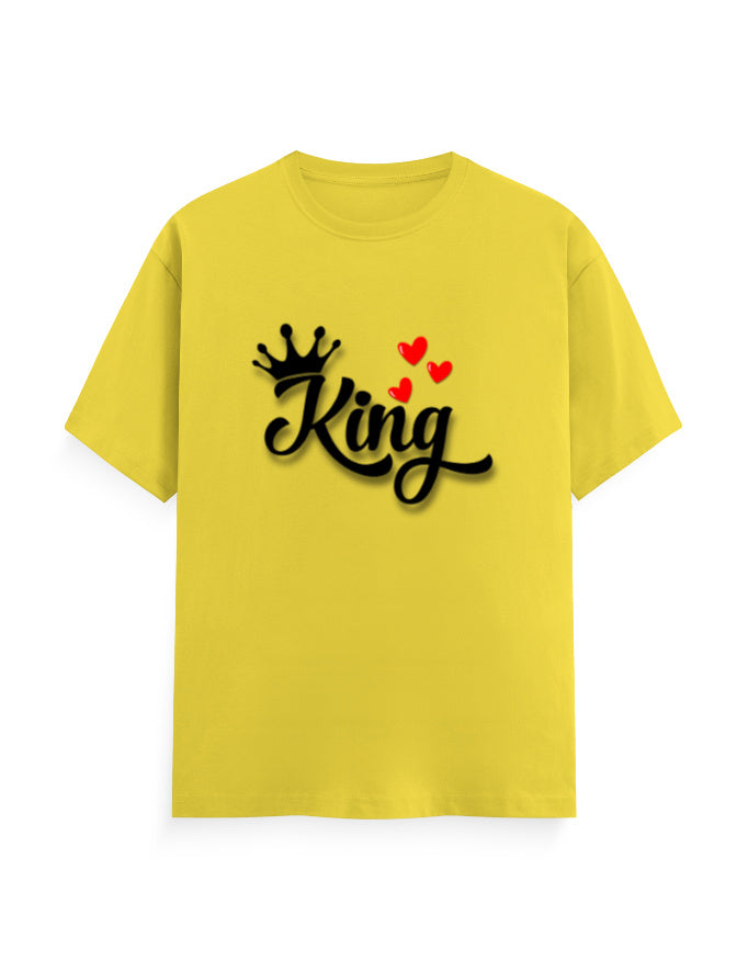 Unisex Classic Crew T-Shirt – King New Yellow GlowZonePrints