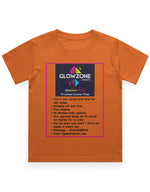 Boy's Crew Neck T-Shirt | UC21 (Custom Print)-2 Orange GlowZonePrints