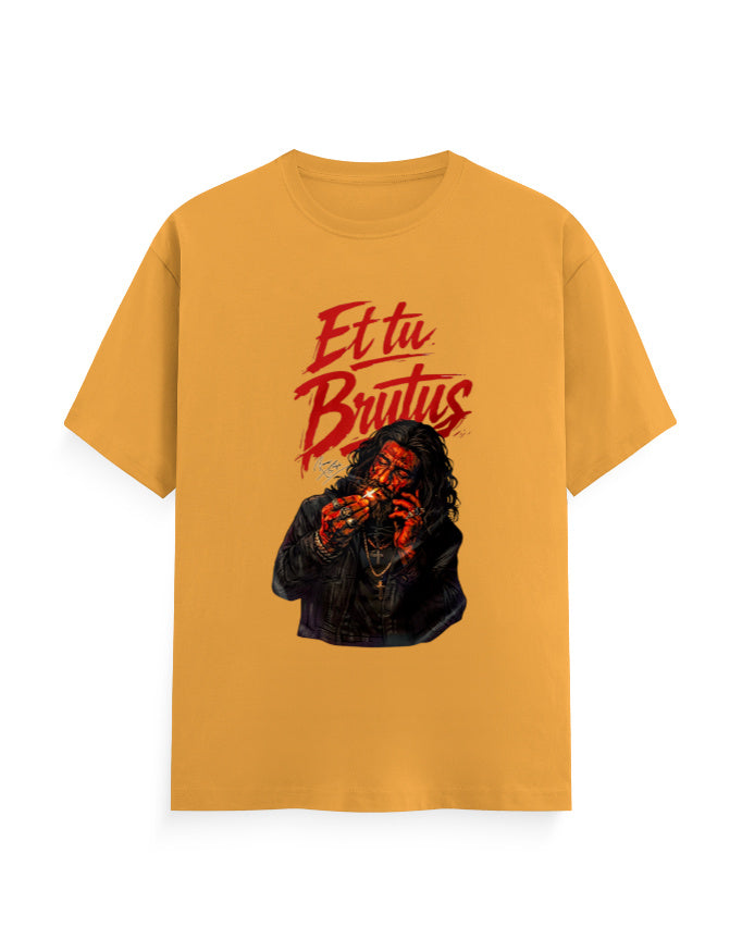 Unisex Classic Crew T-Shirt – Dhurandhar - Limited Edition Golden Yellow GlowZonePrints