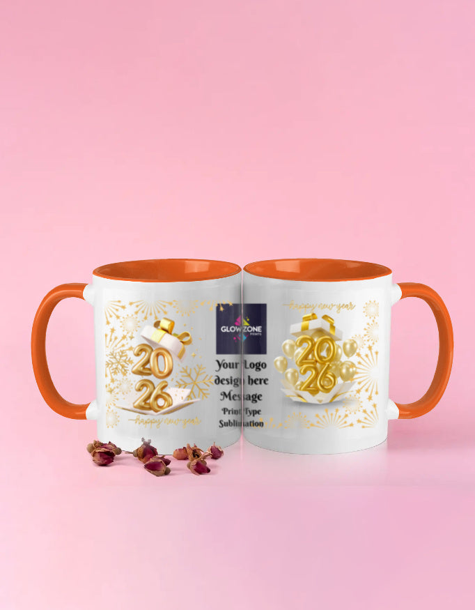 Color Coffee Mug | 325ml (Custom Print) Custom Orange GlowZonePrints