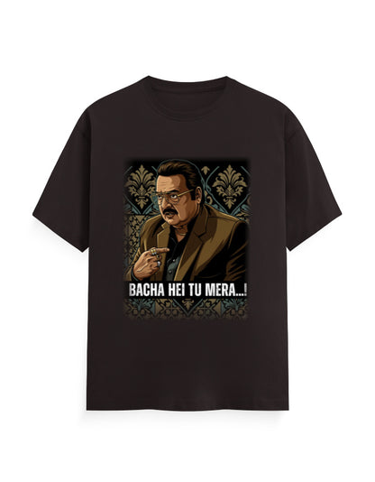 Unisex Crew T-Shirt – Dhurandhar (G) Coffee Brown GlowZonePrints