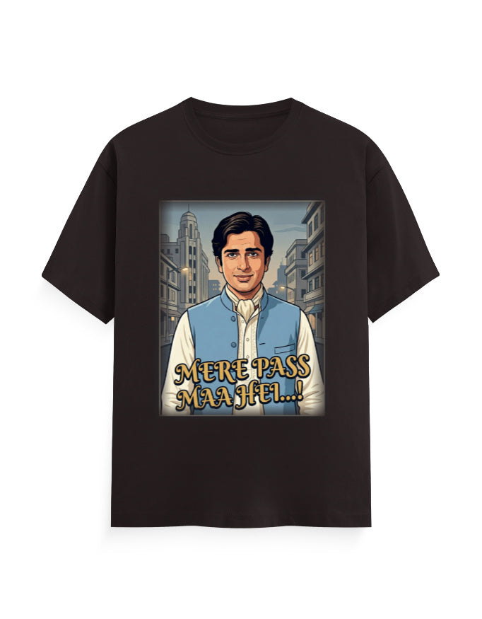 Unisex Classic Crew T-Shirt - Deewar1975 Coffee Brown GlowZonePrints