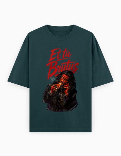 Unisex Oversized Classic T-Shirt – Dhurandhar - Limited Edition Petrol Blue GlowZonePrints