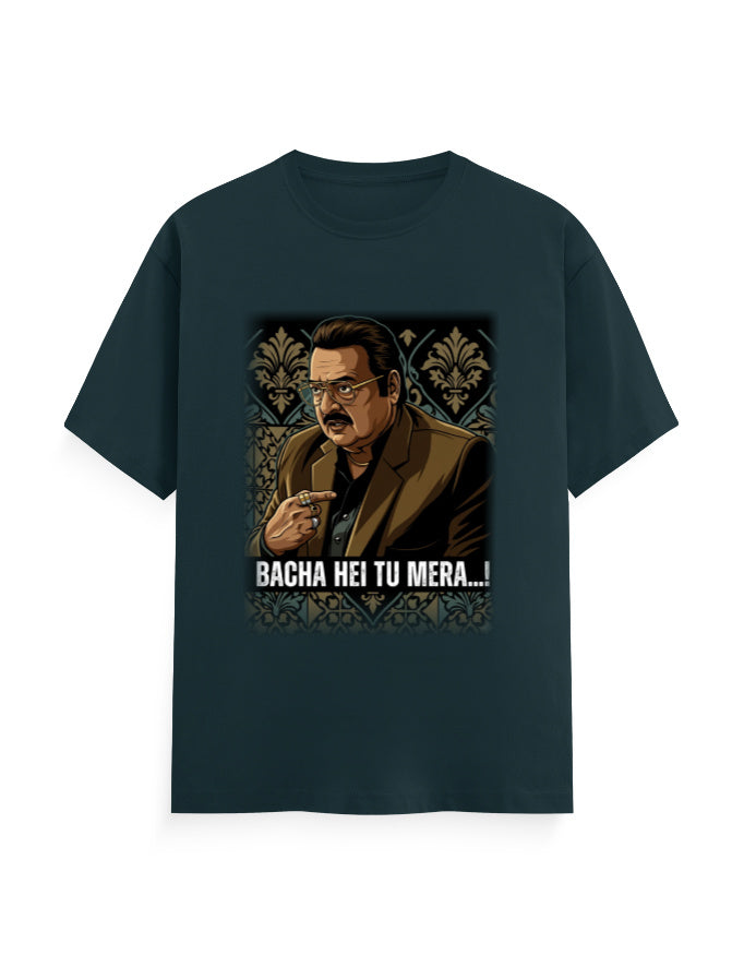 Unisex Crew T-Shirt – Dhurandhar (G) Petrol Blue GlowZonePrints