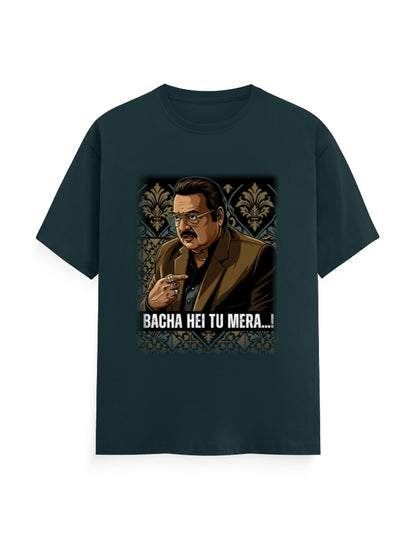 Unisex Crew T-Shirt – Dhurandhar (G) Petrol Blue GlowZonePrints