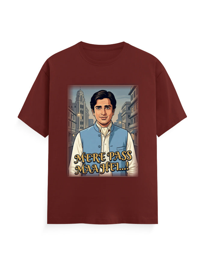 Unisex Classic Crew T-Shirt - Deewar1975 Brick Red GlowZonePrints