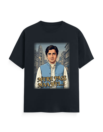 Unisex Classic Crew T-Shirt - Deewar1975 Navy Blue GlowZonePrints